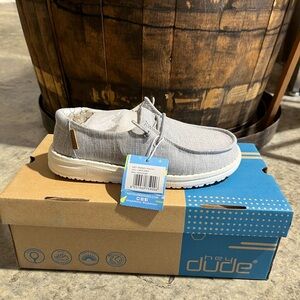 Hey Dude Wendy Youth Linen Grey